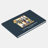 ブドウ畑ワインファームの水彩ボトルブドウ ゲストブック (コーナー)