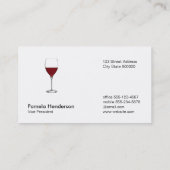 ブドウ畑ワイン 名刺 (裏面)