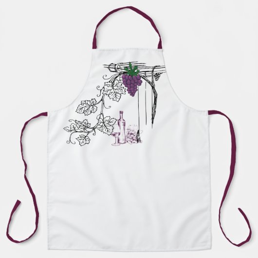 ブドウ畑 エプロン (正面)