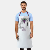 ブドウ畑 エプロン (着用した状態)