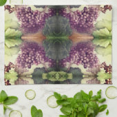 ブドウ畑 キッチンタオル (折り畳み)