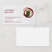 ブドウ畑 | ワインの試飲 | ワイナリー販売業者 名刺 (正面/裏面)