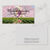 ブドウ畑 | ワイングラス | ぶどう 名刺 (正面/裏面)