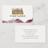 ブドウ畑 名刺 (正面/裏面)