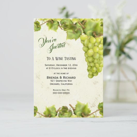 ブドウ畑 招待状 (スタンド正面)