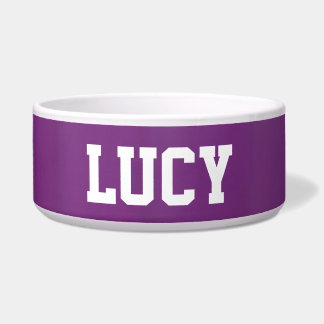 "ブドウ紫色の"犬ボール ボウル