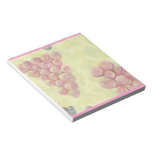 ブドウ葉のメモ帳 ノートパッド (アングル)