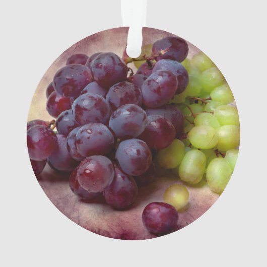 ブドウ赤と緑 オーナメント (裏面)