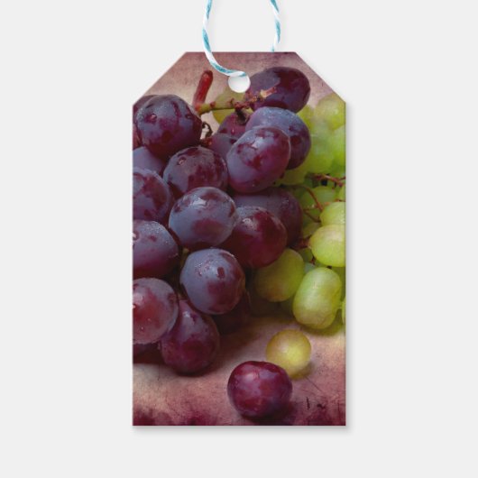 ブドウ赤と緑 ギフトタグ (正面)