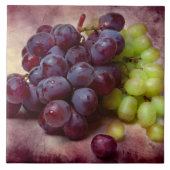 ブドウ赤と緑 タイル (正面)