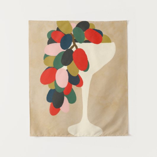 ブドウ配列 タペストリー (正面)
