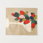 ブドウ配列 タペストリー (正面(横))