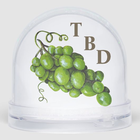 ブドウ雪の球体 (裏面)