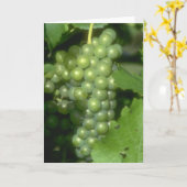 ブドウ カード (黄色い花)