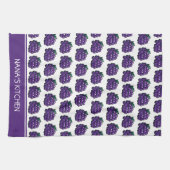 ブドウ・キッチン・タオル キッチンタオル (横)