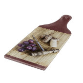ブドウ、コルクおよび栓抜き カッティングボード (角)