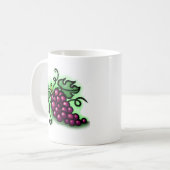 ブドウ コーヒーマグカップ (正面左)