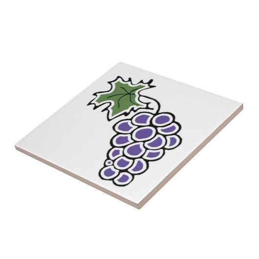 ブドウ タイル (側面)