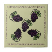ブドウ タイル (正面)