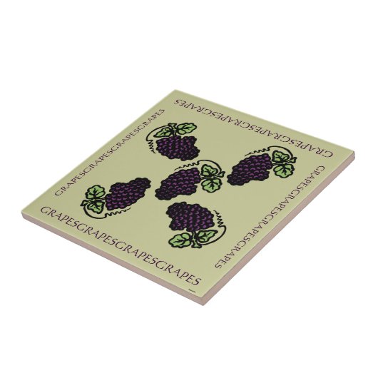 ブドウ タイル (側面)