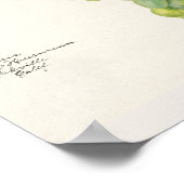 ブドウ(ビティス)フルーツウォーター絵画の色 ポスター (角)