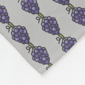 ブドウ フリースブランケット (角)