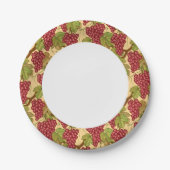 ブドウ ペーパープレート (正面)