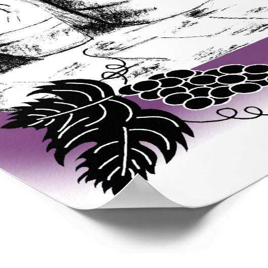 ブドウ ポスター (角)