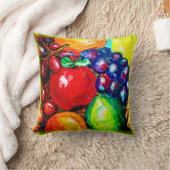 ブドウ、ライム、オレンジ、アップルフルーツ。買今 クッション (ブランケット)