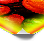 ブドウ、ライム、オレンジ、アップルフルーツ。買今 ポスター (コーナー)