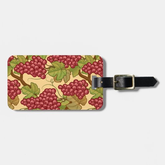 ブドウ ラゲッジタグ (正面横)