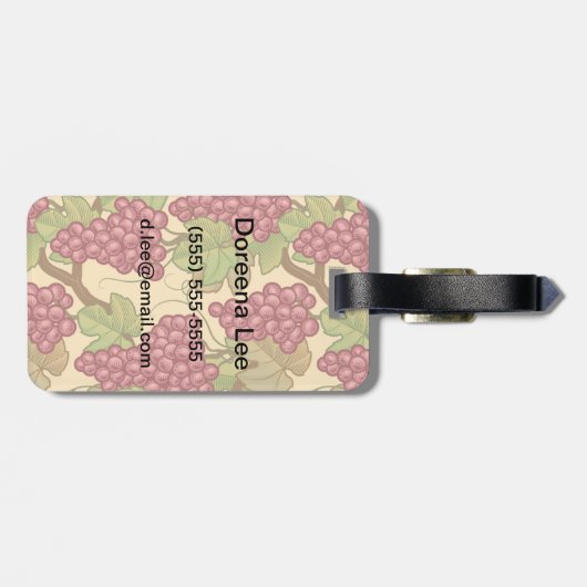 ブドウ ラゲッジタグ (裏面横)