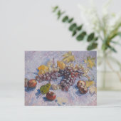 ブドウ、レモン、梨、リンゴ – ビンセント・ヴァン・ゴッホ ポストカード (スタンド正面)