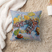 ブドウ、レモン、梨、リンゴ、ヴァン・ゴッホ クッション (ブランケット)