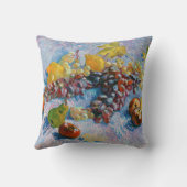 ブドウ、レモン、梨、リンゴ、ヴァン・ゴッホ クッション (裏面)