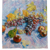 ブドウ、レモン、梨、リンゴ、ヴァン・ゴッホ シャワーカーテン (正面)