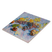 ブドウ、レモン、梨、リンゴ、ヴァン・ゴッホ タイル (側面)