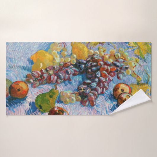 ブドウ、レモン、梨、リンゴ、ヴァン・ゴッホ バスタオル (バスタオル)