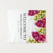 ブドウ ワイン テイスティング フォト バックドロップ タペストリー (正面(横))