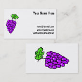 ブドウ 名刺 (正面/裏面)