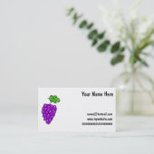 ブドウ 名刺 (スタンド正面)