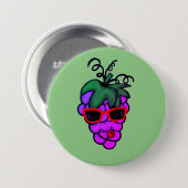 ブドウ 缶バッジ (正面&裏面)