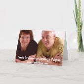 ブドウPetrich、ブルガリア サンキューカード (裏面)