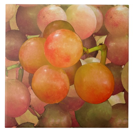 ブドウUnwrathed… タイル (正面)