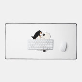 ブドッグハロウィンドッグ不気味 デスクマット (キーボード&マウス)