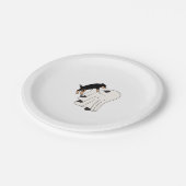 ブドッグハロウィンドッグ不気味 ペーパープレート (アングル)