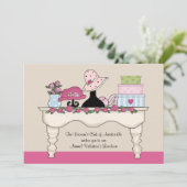 ブドワールテーブルルンチョン招待状 招待状 (スタンド正面)