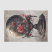 ブドワール | アンティーク結晶球及びビクトリアンバラ 薄葉紙 (正面)