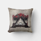 ブドワール | キャノピースカーフオールドビクトランポスターベッド クッション (正面)