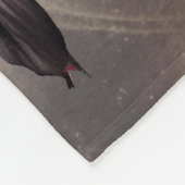 ブドワール | キャノピースカーフオールドビクトランポスターベッド フリースブランケット (角)